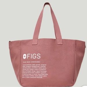 Mauve figs tote
